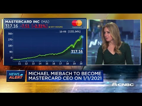 Mastercard's Michael Miebach to become CEO in 2021