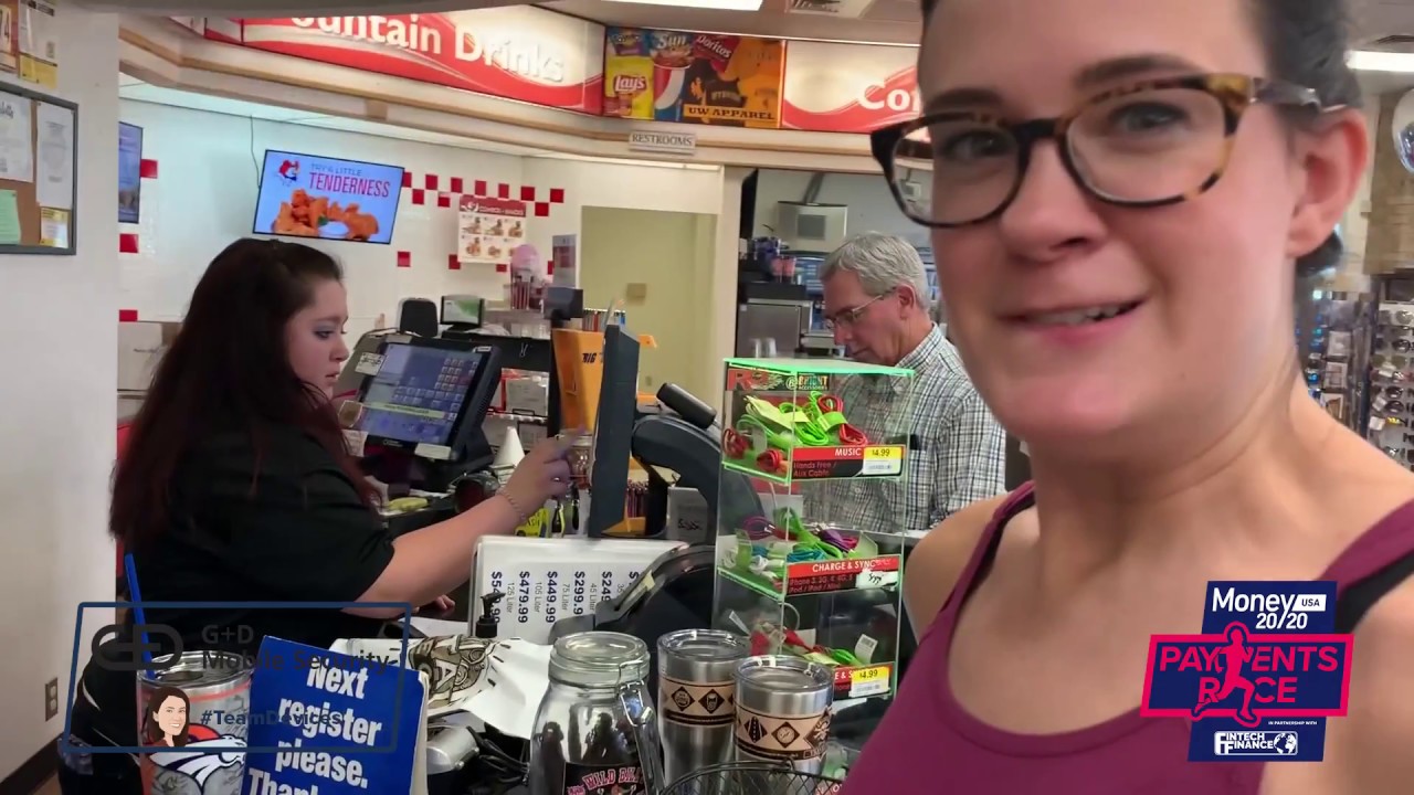 #TeamDevices #PaymentsRace #M2020Race Day 4. Megan travelling from New York to Las Vegas