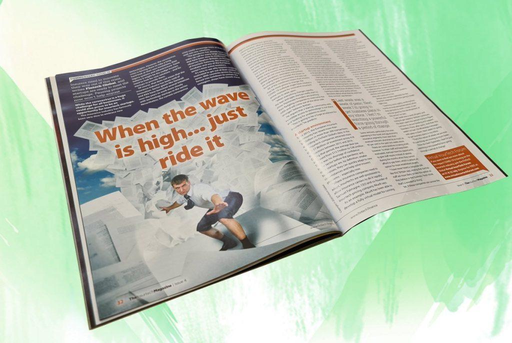 Exclusive: When the wave is high... just ride it – Fintech Global in The Insurtech Magazine | Fintech Finance