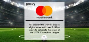 Mastercard has created the world’s biggest digital wave with over 1 billion views to celebrate the return of the UEFA Champions League | Fintech Finance