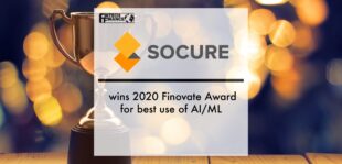 Socure wins 2020 Finovate Award for best use of AI/ML | Fintech Finance