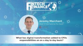 Jeremy Marchant, Aptitude Software - What has digital transformation added to CFOs responsibilities on a day to day basis? | Fintech Finance