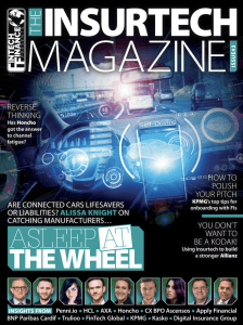 Insurtech Magazine Issue 03 | Fintech Finance