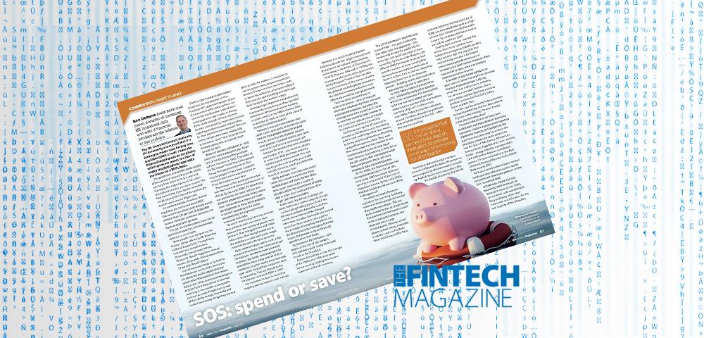 EXCLUSIVE: ‘SOS: Spend or Save?’ – Ron Delnevo in ‘The Fintech Magazine’ | Fintech Finance
