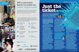 EXCLUSIVE: ‘Just the ticket’ –  Daniel Brown, Cisco; Milan Dvorak, Netcope and Adam Lister, Blackcore  in ‘The Fintech Magazine’ | Fintech Finance