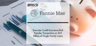 Fannie Mae Executes Credit Insurance Risk Transfer Transaction on $21 Billion of Single-Family Loans | Fintech Finance