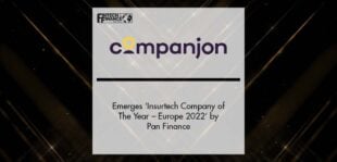 Companjon Emerges ‘Insurtech Company of The Year – Europe 2022’ by Pan Finance | Fintech Finance