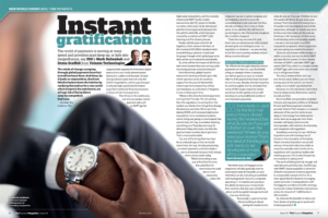 EXCLUSIVE: "Instant Gratification" - Mark Buitenhek, ING and Dome Scaffidi, Volante Technologies in 'The Paytech Magazine' | Fintech Finance