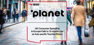 Planet UK Consumer Spending in Europe Falls to 12-month Low as Asia-pacific Tourists Return