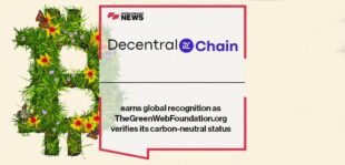 DecentralChain earns global recognition as TheGreenWebFoundation.org verifies its carbon-neutral status