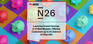 N26 Launches Instant Savings in 13 New Markets, Offering Customers up to 4% Interest on Deposits