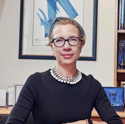 Stella Cox CBE, FCSI(Hon)