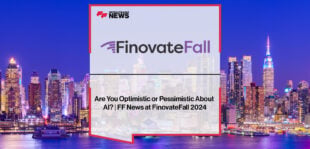 Attendees at FinovateFall 2024 share whether they are optimistic or pessimistic about artificial intelligence in fintech.