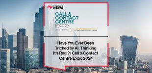 Attendees at Call & Contact Centre Expo 2024 discuss AI chatbots, human-like interactions, and challenges in distinguishing AI from real people.