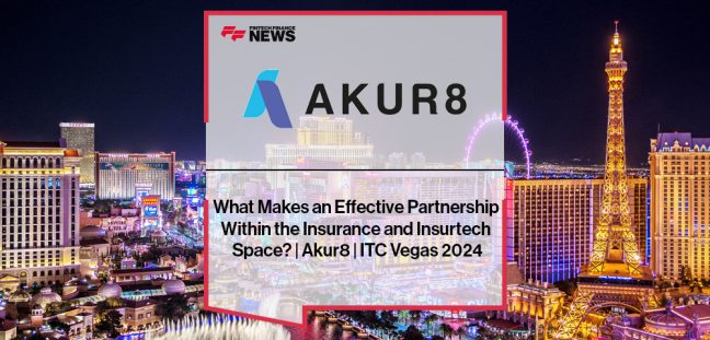 Samuel Falmagne and Brune de Linares from Akur8 discuss effective partnerships in insurance and insurtech at ITC Vegas 2024.
