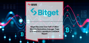 Bitget recognized in CoinDesk Market Data report for $11.5 trillion derivatives volume, institutional adoption, and top liquidity leadership in BTC, ETH, SOL, and BGB trading.