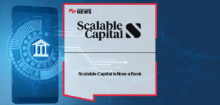Scalable Capital founders Erik Podzuweit and Florian Prucker celebrate ECB authorisation as a CRR credit institution, enabling deposit-taking, lending, and full-service investment banking.