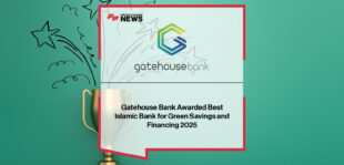 Gatehouse Bank wins Best Islamic Bank for Green Savings and Financing 2025 at the Global Islamic Finance Awards in Kuala Lumpur, Malaysia.