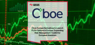 Cboe Europe Derivatives announces launch of FLEX options in Europe at its 2025 Risk Management Conference in Munich, with Iouri Saroukhanov, Matt McFarland, and Rupert Haddon highlighting tailored risk management for institutional investors.