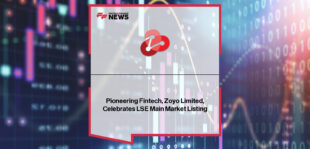 Zoyo Limited celebrates public listing on the London Stock Exchange after acquisition by Honye Financial Services SPAC, with Executive Director Terry Lui and Chairman Shaun Carew-Wootton highlighting UK–China FinTech innovation.