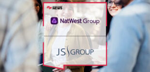 NatWest invests in JS Group to expand adoption of the Aspire platform for distributing student financial aid, with Barrie Davison of NatWest and Peter Gray of JS Group highlighting the partnership.