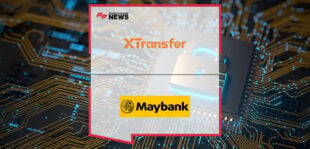 XTransfer Founder and CEO Bill Deng and Maybank Group CEO Dato' Sri Khairussaleh Ramli sign a strategic partnership at Singapore FinTech Festival 2025 to expand cross-border payments, FX conversion, and Shariah-compliant financial solutions across ASEAN and global markets.