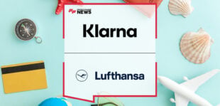 Klarna CCO David Sykes, Lufthansa Group Head of Digital Customer Solutions Oliver Schmitt, and Adyen EMEA President Alexa von Bismarck announce a multi-market payments partnership enabling flexible payment options for Lufthansa Group customers.