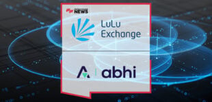 LuLu Exchange CEO Thampi Sudarsanan and Abhi Middle East CEO Omair Ansari announce a partnership enabling earned wage access and instant cross-border remittances for UAE workers, supported by Commercial Bank International.