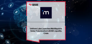 Will Beeson, Founder and CEO of Uniform Labs, with Mark Garabedian of Wellington Management and Angelo D'Alessandro of Uniform Labs, as Multiliquid goes live enabling instant liquidity between tokenized money market funds and stablecoins.