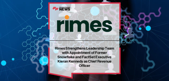 Kieran Kennedy joins Rimes as Chief Revenue Officer, bringing leadership experience from Snowflake, FactSet, and Goldman Sachs.