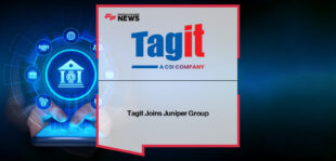 Sandeep Bagaria of Tagit and Karthik Doraiswamy of TSI Group announce Juniper Group’s acquisition of Tagit’s digital banking platform.