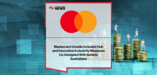 Julie Nestor of Mastercard alongside representatives from Autism CRC and hospitality partners introducing the Inclusion Matters initiative to support autistic Australians through more inclusive dining and public spaces.